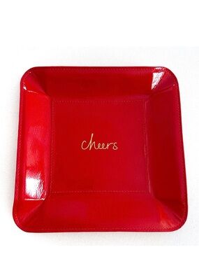 Gigi New York Red Patent Leather Catchall Tray